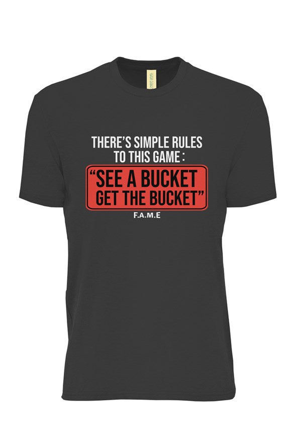 See A Bucket Get The Bucket T Shirt Black