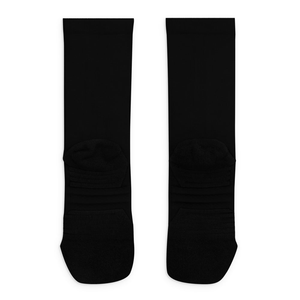 Hoop Star Mid GameDay Basketball Socks Black | Best Socks