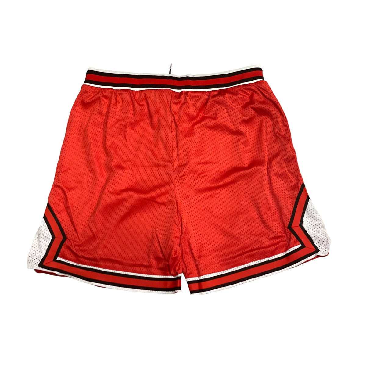 Hoop League Stitched Chi-Town Game Ready Shorts Red Gold