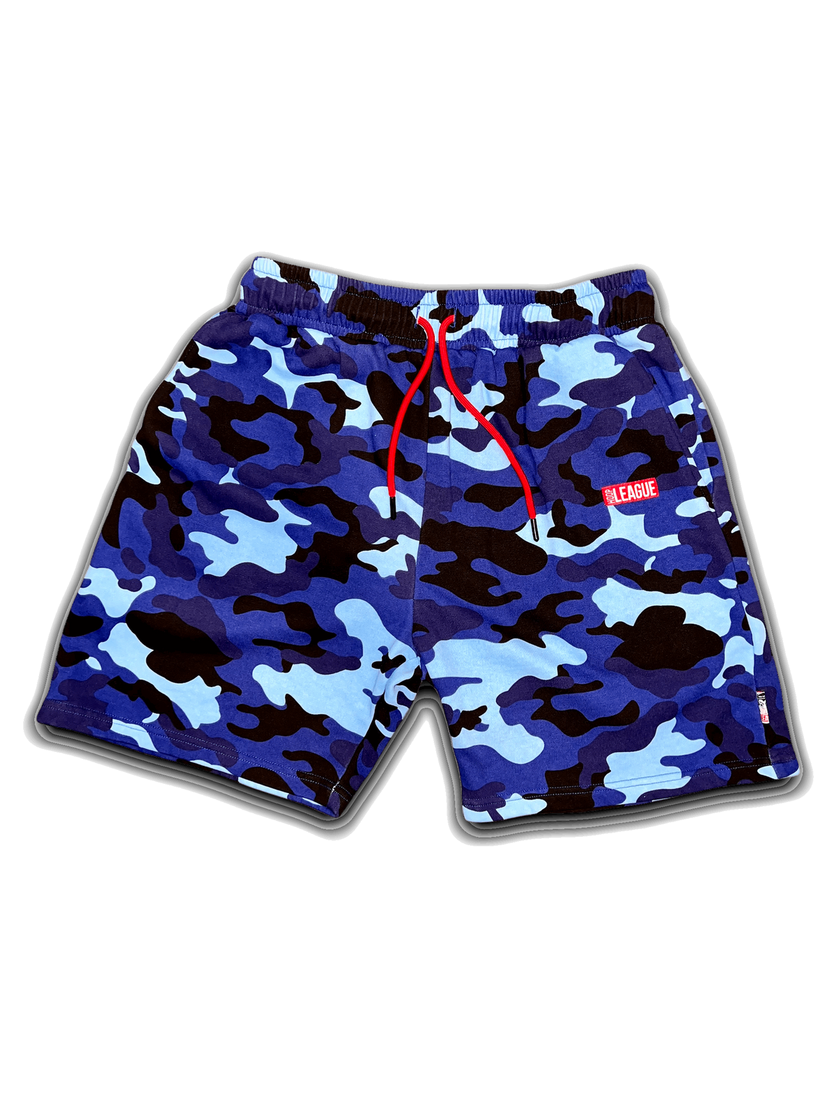 Hoop League Blue Camo Streetwear Game Shorts