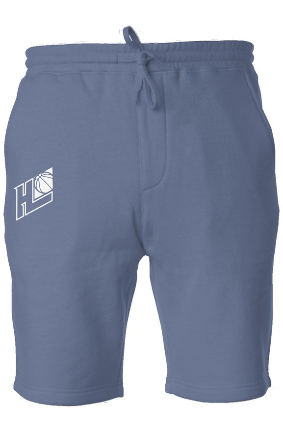 Pigment Dyed Fleece Shorts Blue | Premium Fleece Shorts