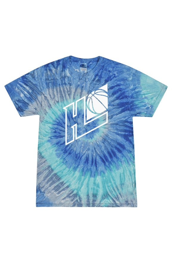 Hoop League Tie Dye Blue Jerry T-Shirt | Premium T-Shirt