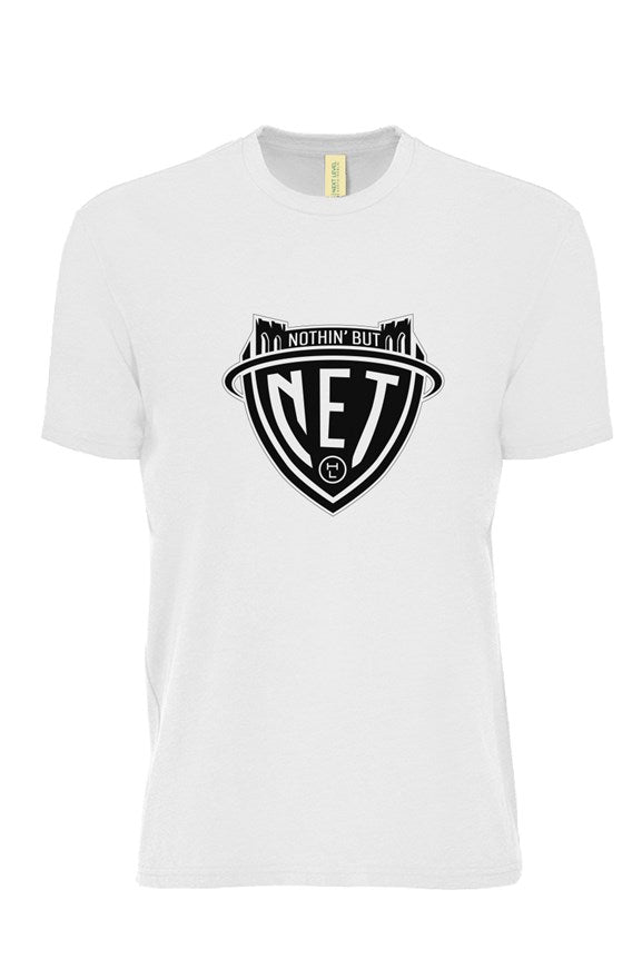 Nothin' But Net Performance T Shirt White | Premium Tee 