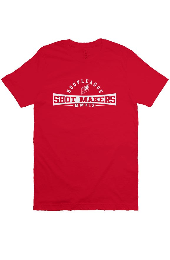 Hoop League Shot Makers T Shirt Cardinal | Premium T-Shirt