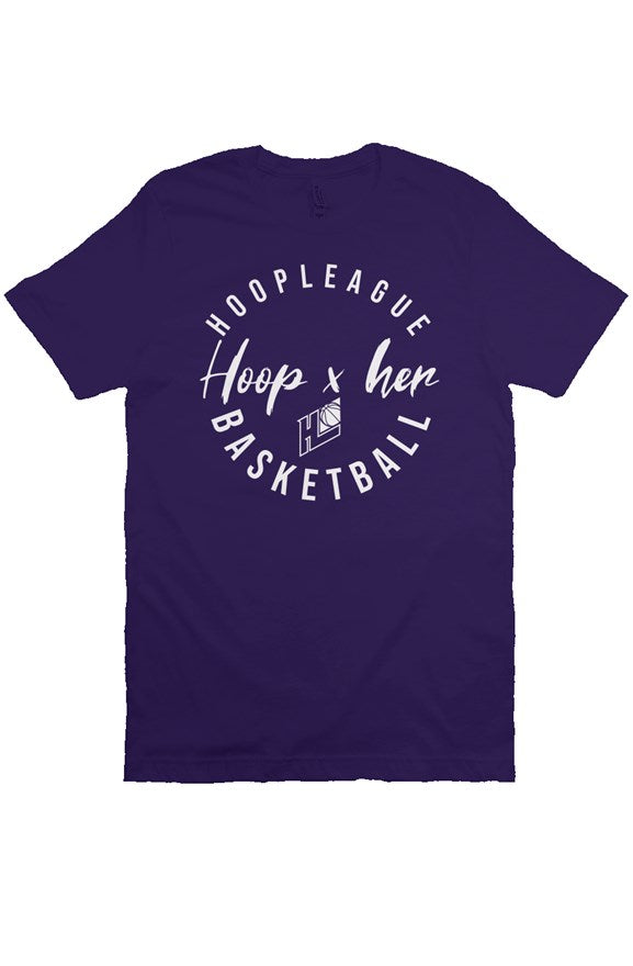 Women&#39;s Hoop x Her T Shirt Purple