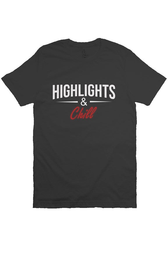 Buy Highlights &amp; Chill T Shirt Black - Hoop League 