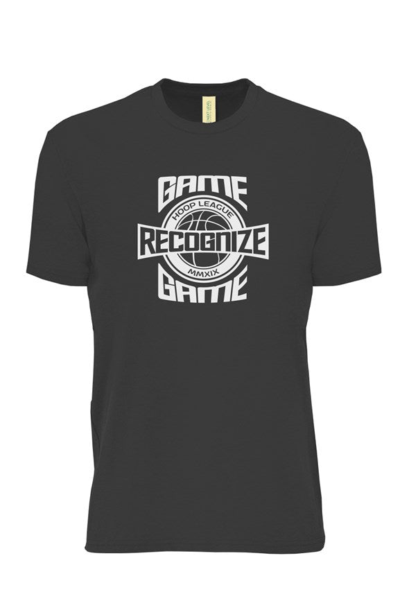 Game Recognize Game Eco Performance Tee Black - Hoop League 