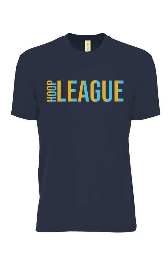 League Performance T Shirt Navy-Neon