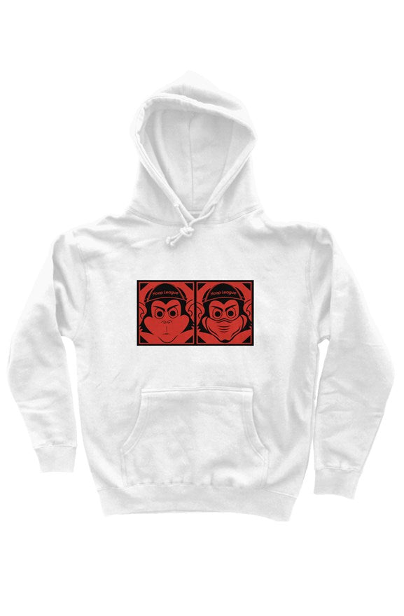 Buy Dimes Mask On Pullover Hoodie White