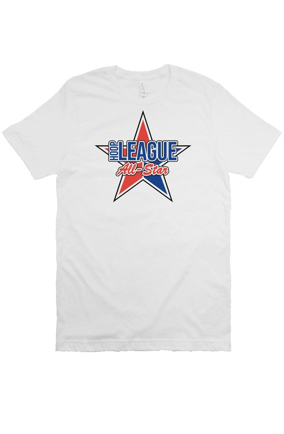 Hoop League All Star Statement T Shirt White