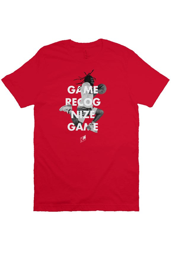 Game Recognize Game T Shirt Red - Hoop League 