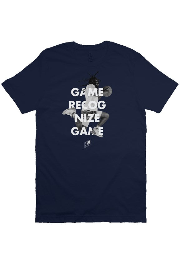 Game Recognize Game T Shirt Navy - Hoop League 