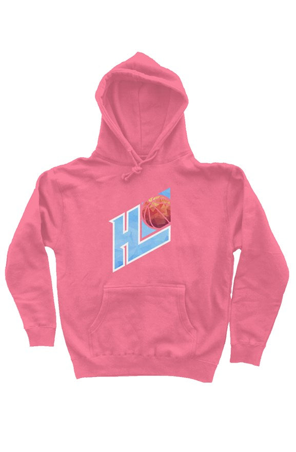 Frozen Logo Pullover Hoodie Pink - Hoop League 