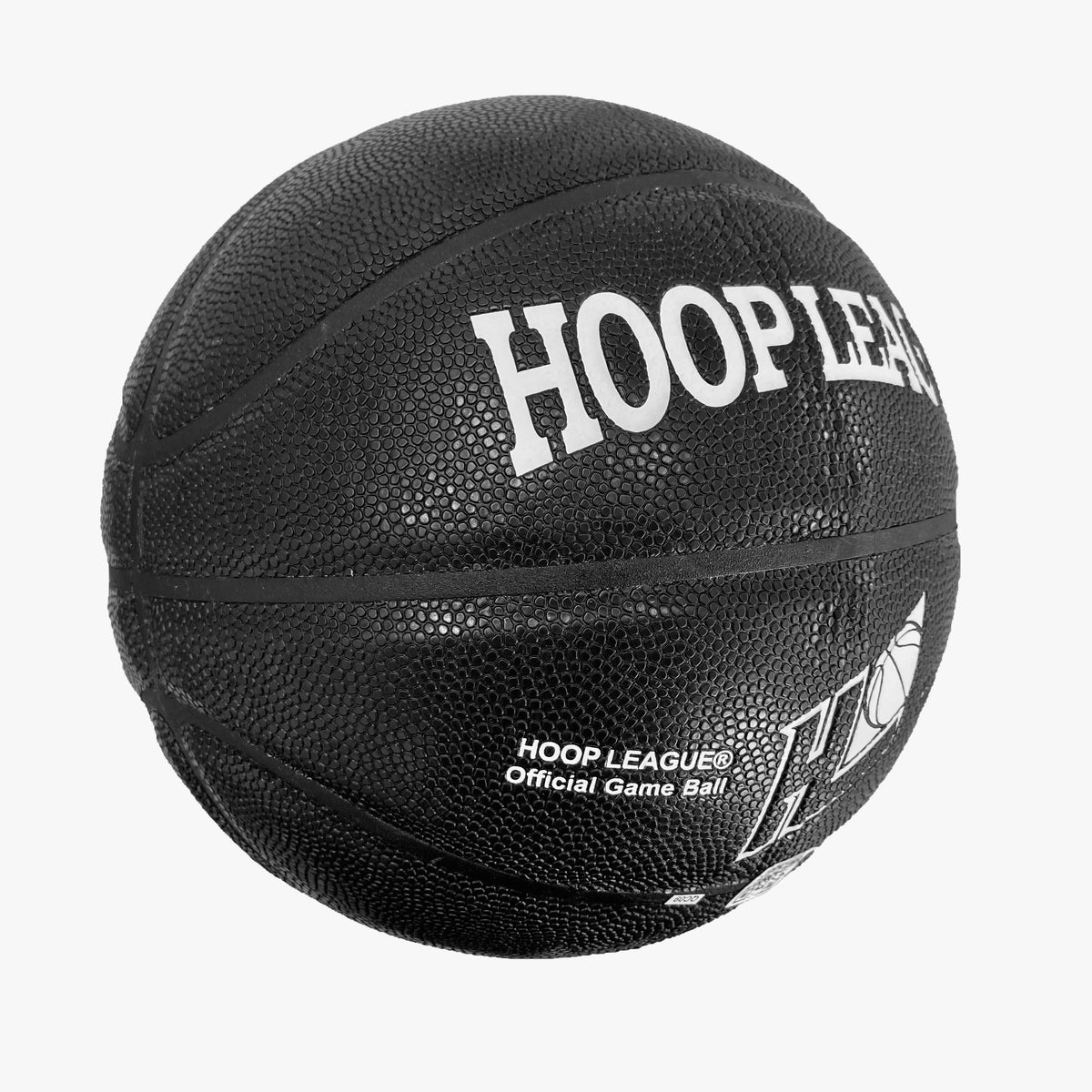 Hoop League Microfiber Leather Indoor Game Basketball Size 29.5 BLACK