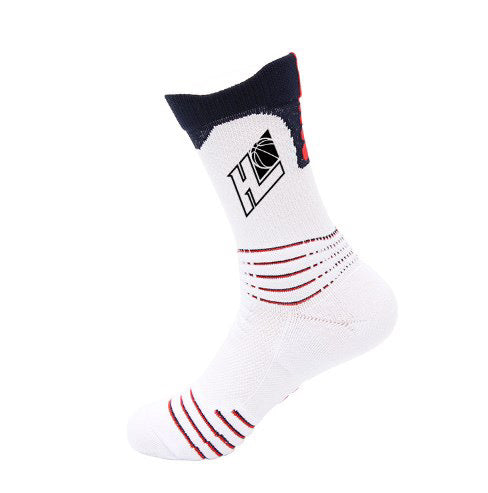 NXT Level Game socks White, Black and Red | Hoop League Socks