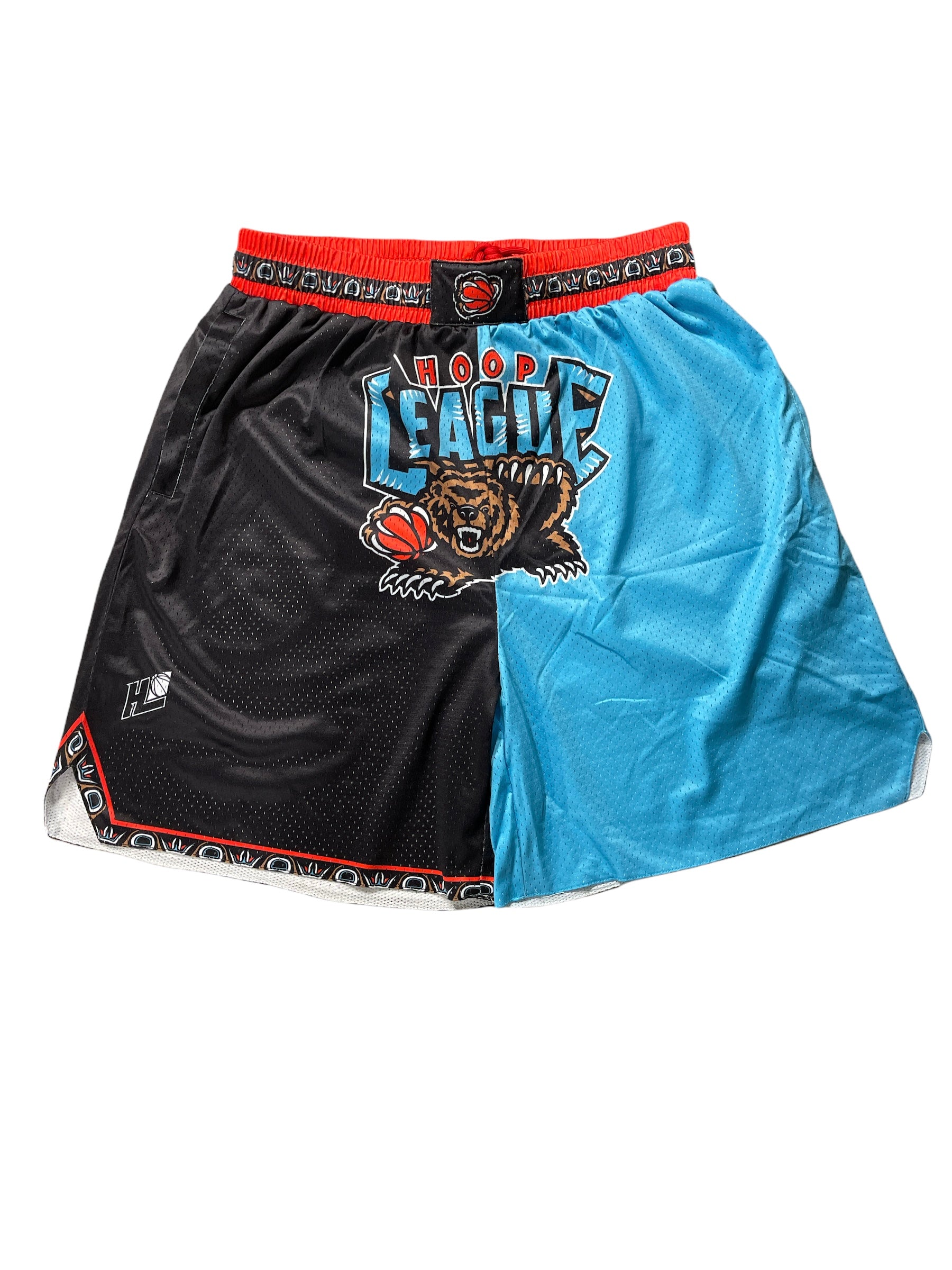 Hoop League Vancouver Game Shorts Blk/Teal | Premium Shorts