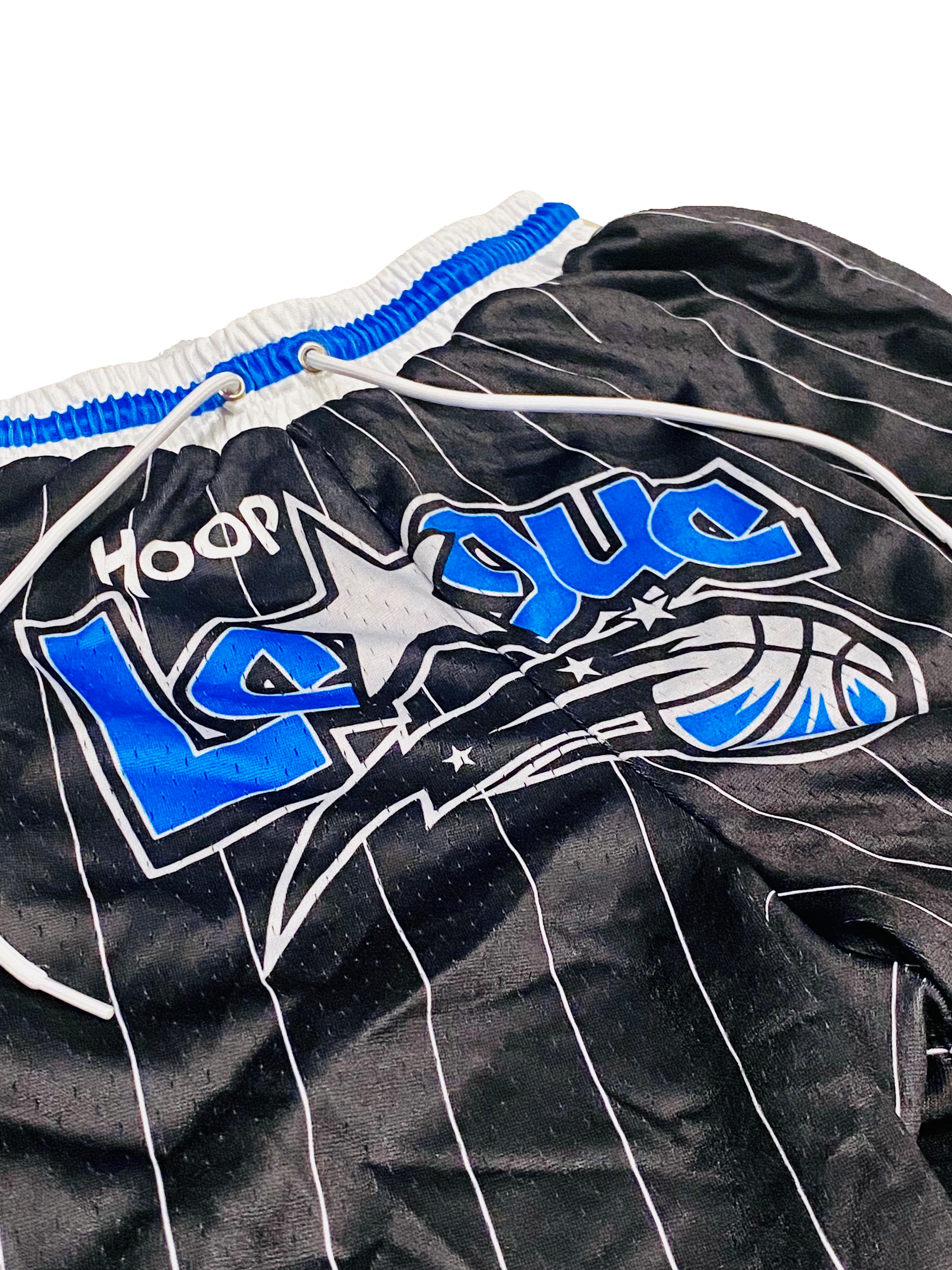 Hoop League Orl Game Ready Shorts Black/Blue | Premium Shorts Medium / Black