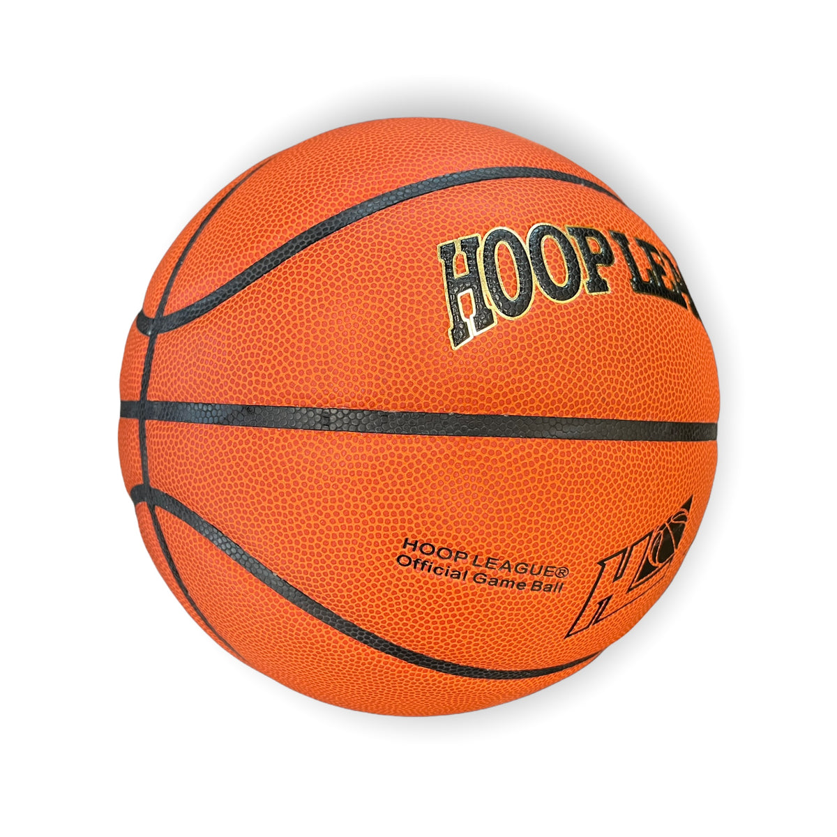 Hoop League MAX GRiP Top Microfiber Leather Indoor Game Basketball Size 29.5 ORANGE - Hoop League 