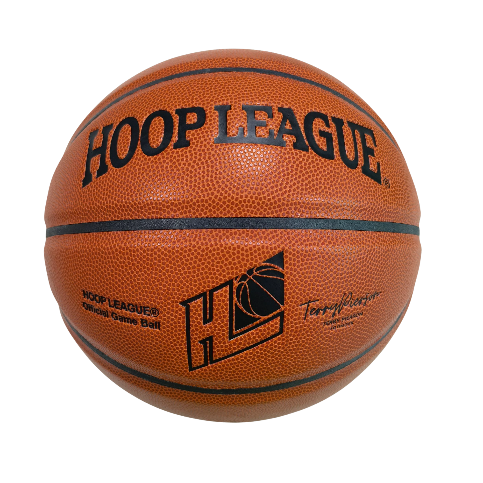Hoop League Microfiber Leather Indoor Game Basketball 