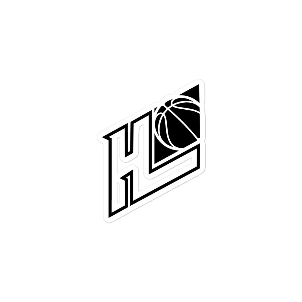 Black HL Vinyl Sticker - Hoop League 