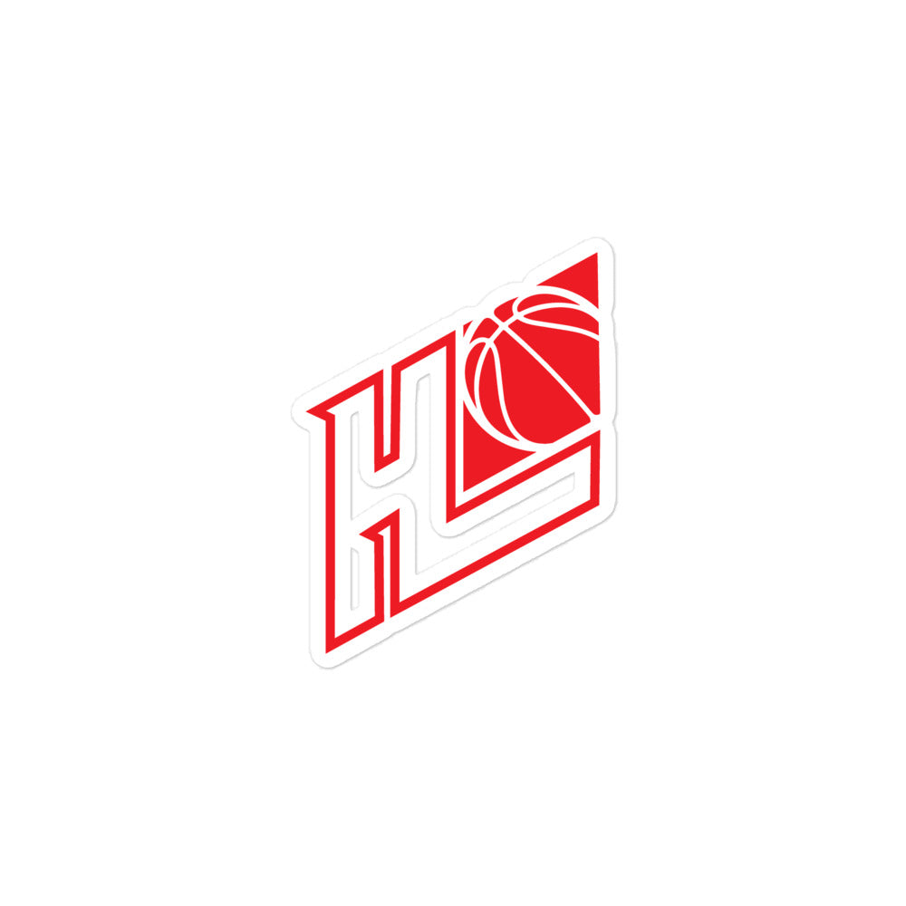 Hoop League Logo Sticker Red | High Quality Sticker 
