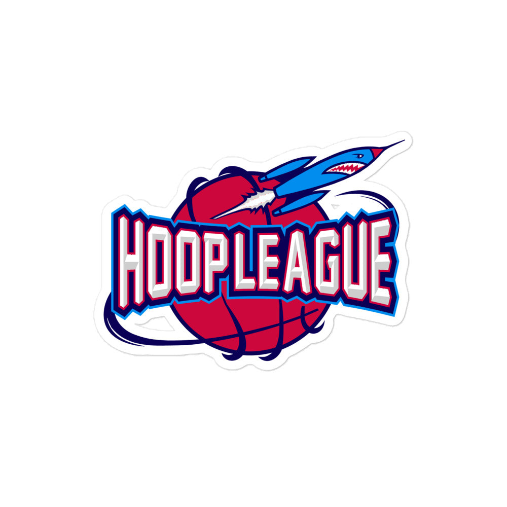 Hoop League Classic Houston Vinyl Sticker | Hoop League Vinyl Sticker 