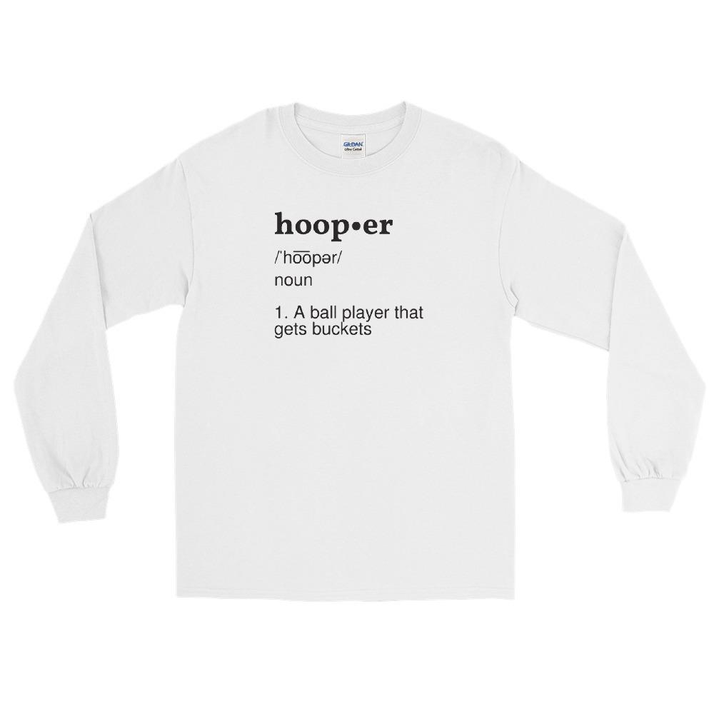 Hooper Definition Men’s Long Sleeve Shirt | Hoop League Shirt 