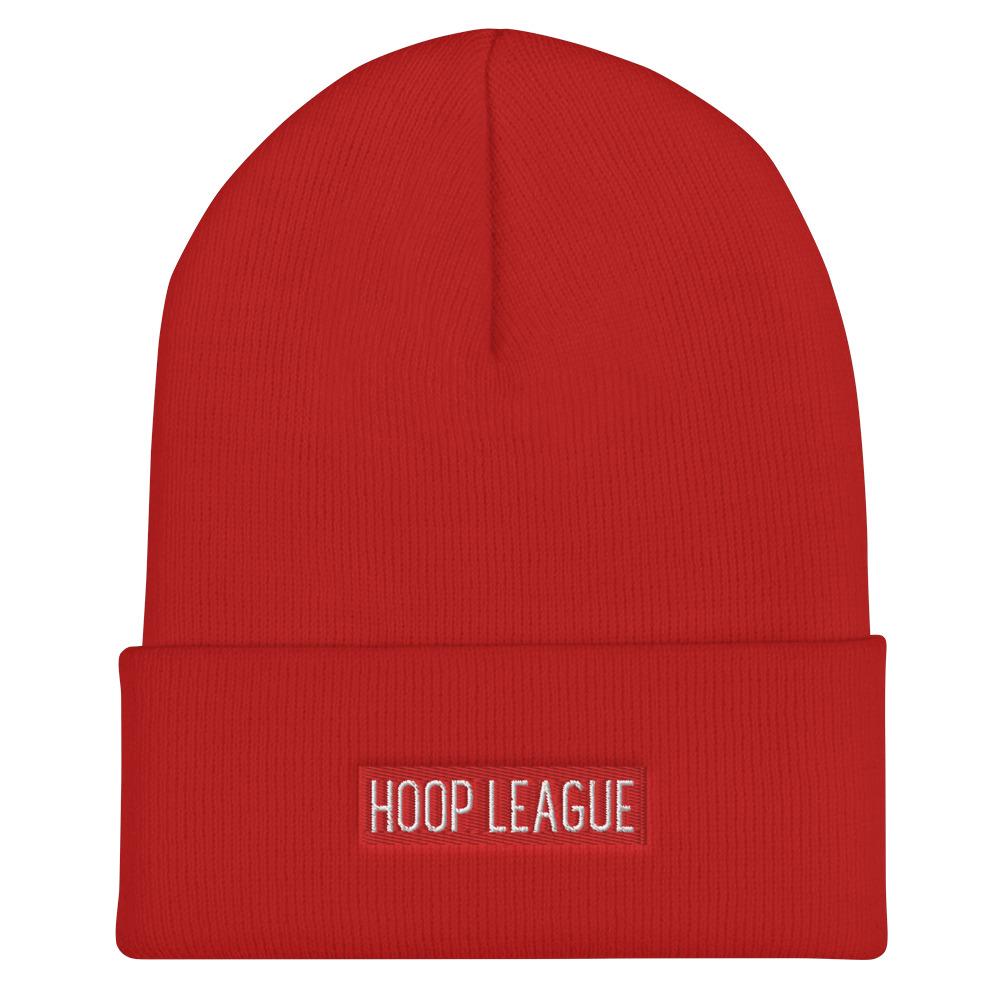 Hoop League Embroidered Cuffed Beanie | Premium Hat