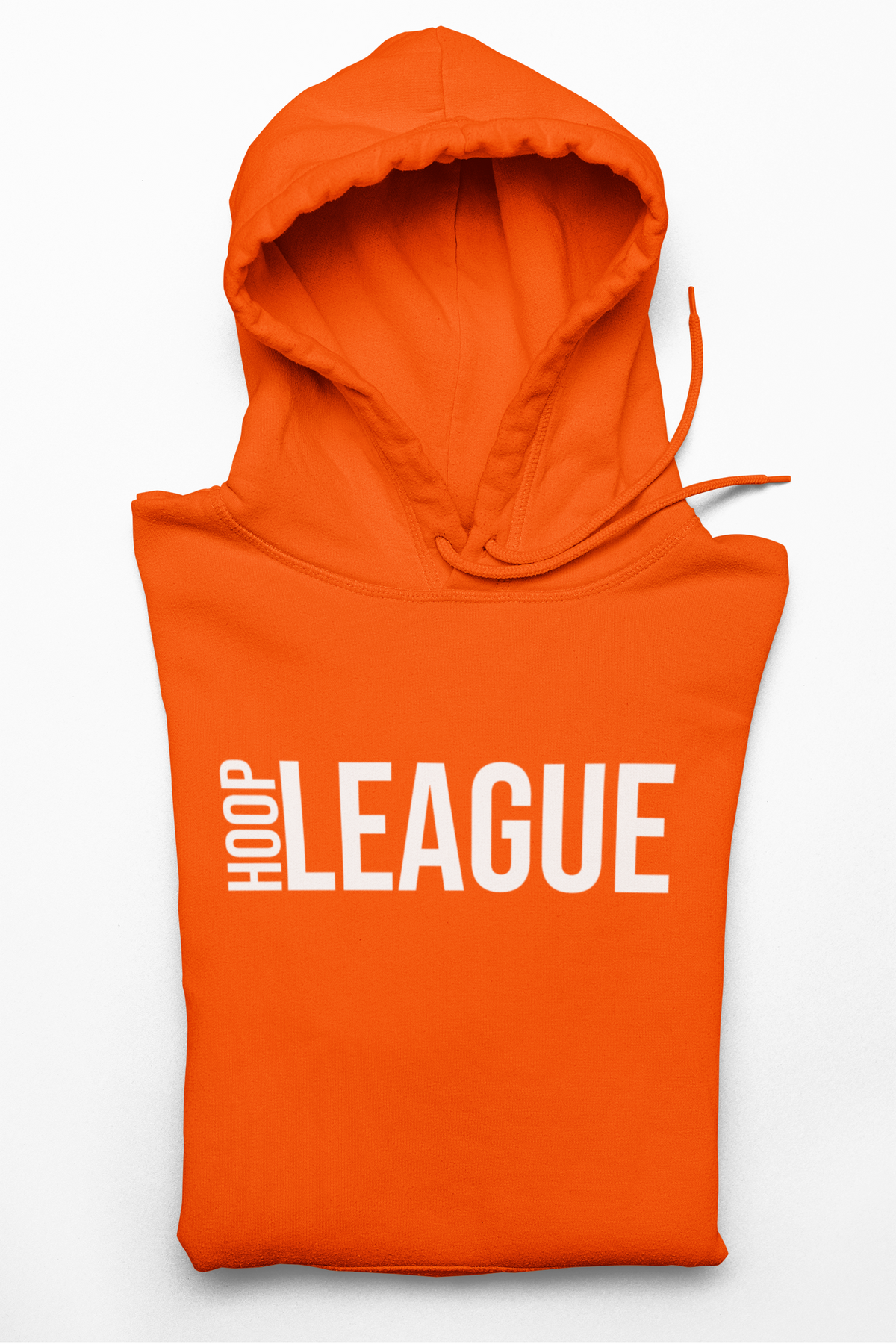 Hoop League Light Street Hoodie Orange | Premium Hoodie