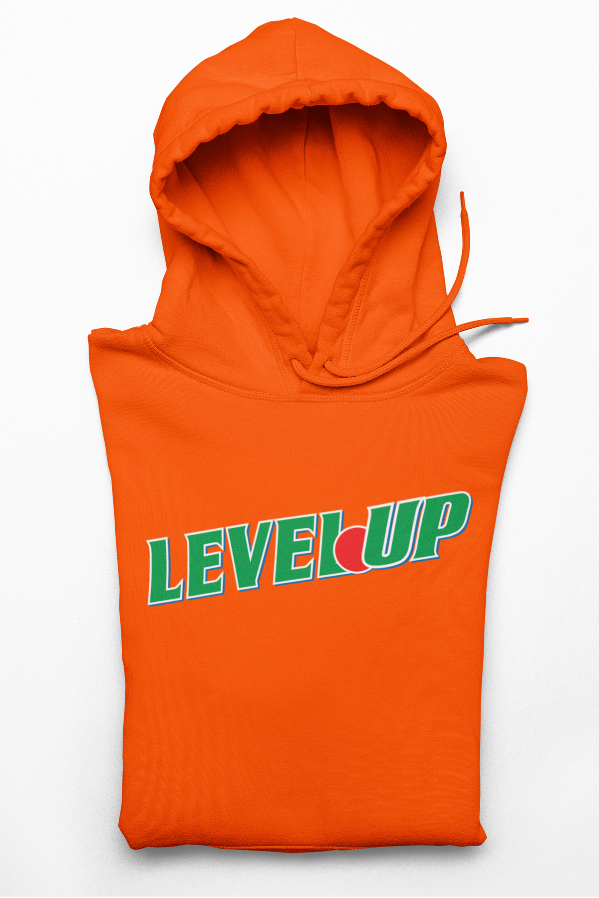 Level Up Unisex Hoodie Orange | Premium Hoodie