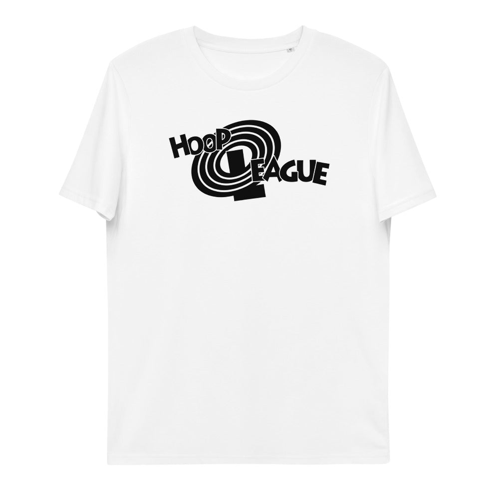 Hoop League Black Logo Space Parody Organic T-Shirt online